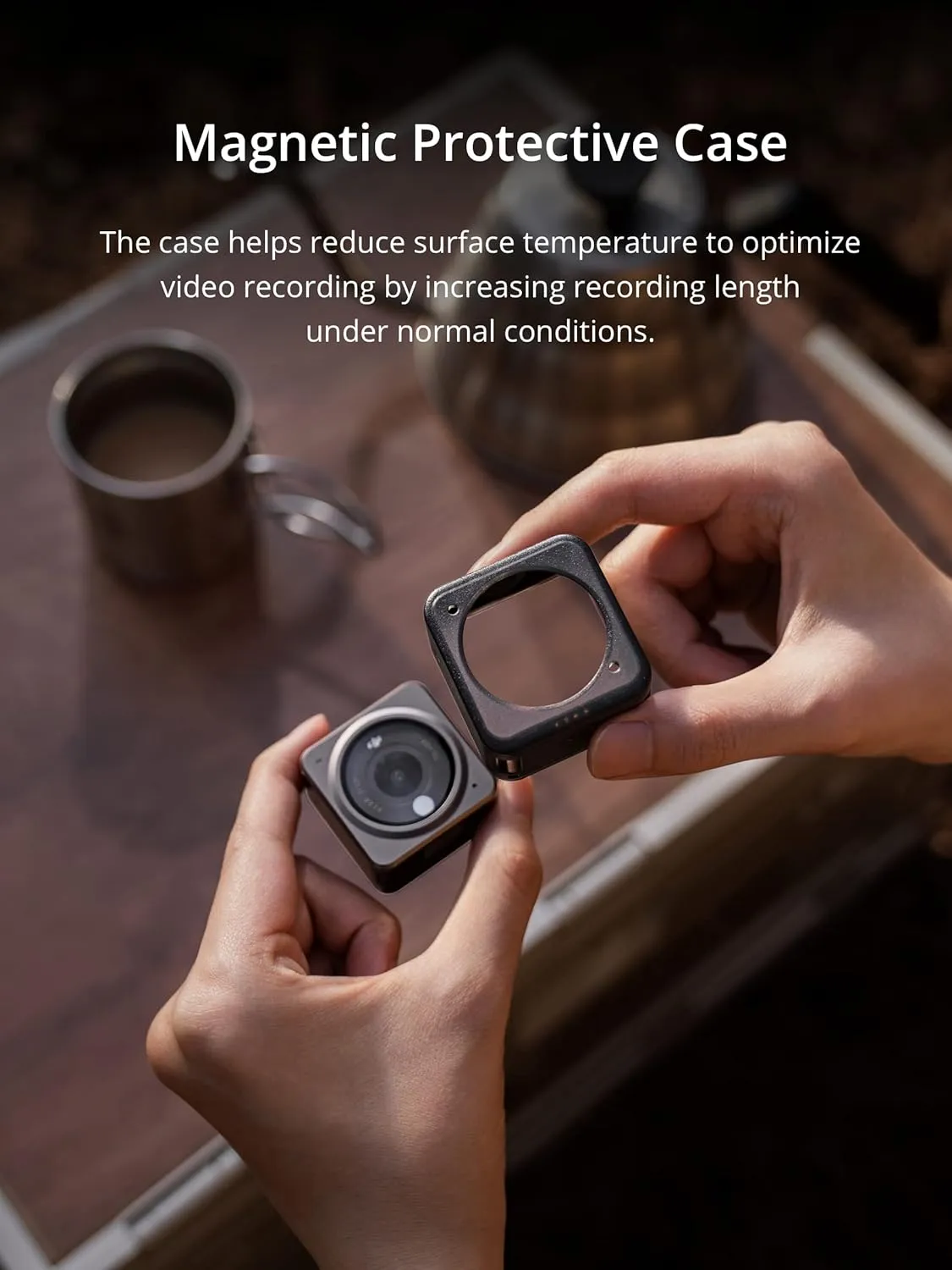 DJI Action 2 Magnetic Protective Case ,Black
