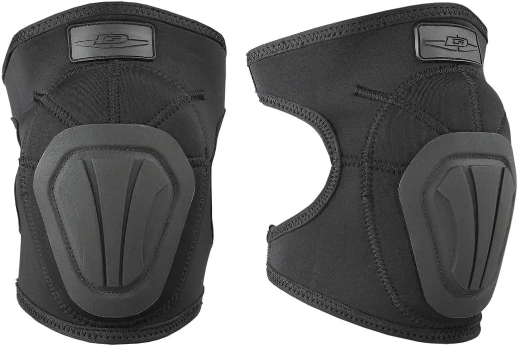 DNEPM Imperial Neoprene Elbow Pads - Reinforced Non-Slip Trion-X Caps, Secure Fit, Shock Absorbing (One Size, Black)