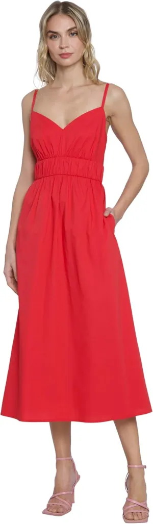 Donna Morgan Sweetheart Neckline Midi Spaghetti Straps | Casual Dresses for Women