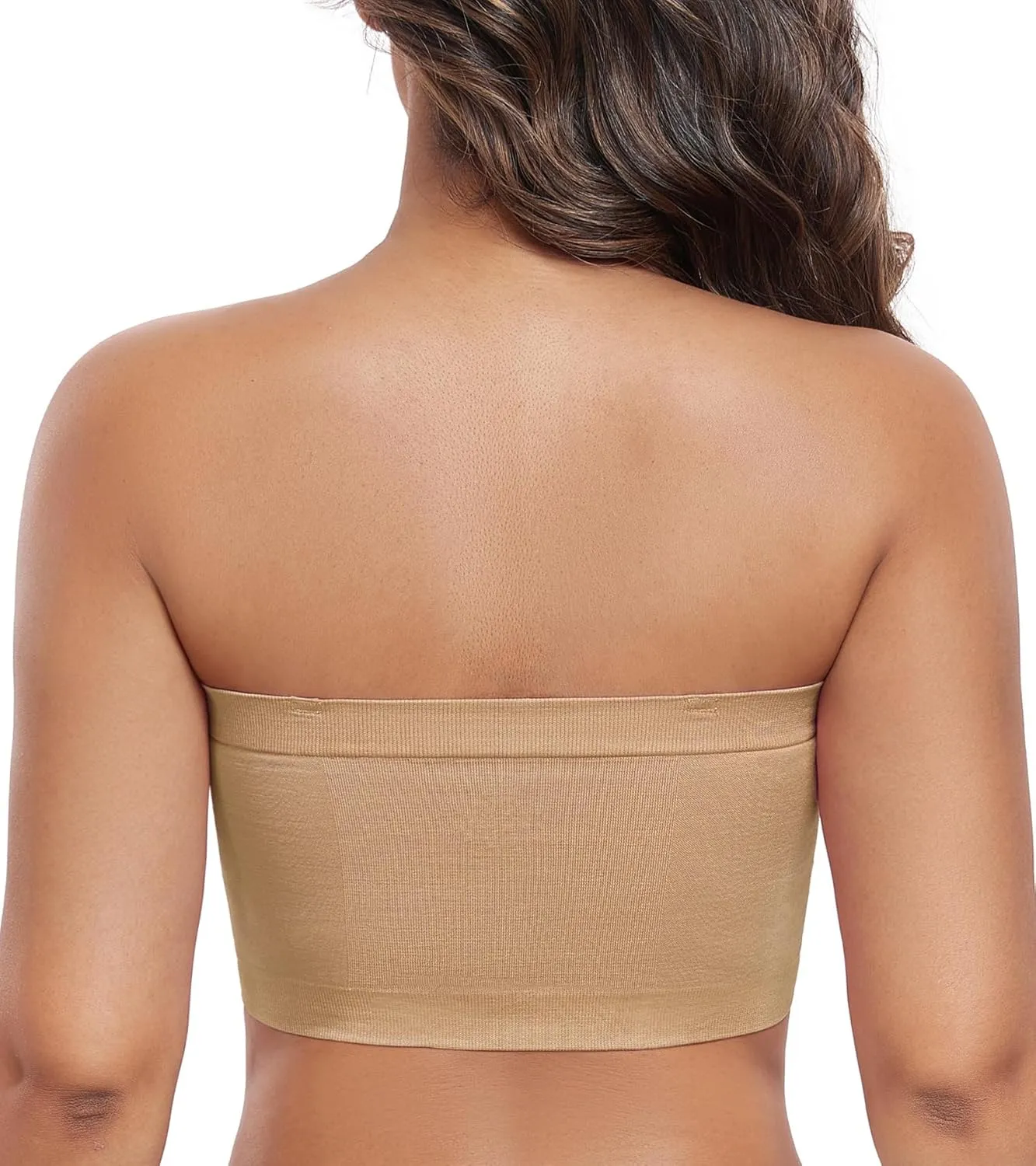 DotVol Women's Underwire Bralette Non Padded Bandeau Tube Top Multiway Bra