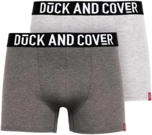 Duck & Cover - Mens Essential Underwear Multipack Cotton Boxer Shorts with Jacquard Satin Waistband 3, 6 Multi Pack Gift Set