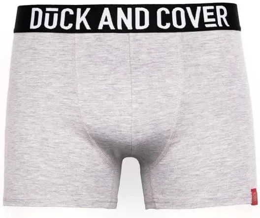 Duck & Cover - Mens Essential Underwear Multipack Cotton Boxer Shorts with Jacquard Satin Waistband 3, 6 Multi Pack Gift Set