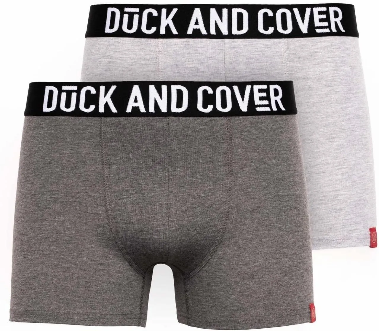 Duck & Cover - Mens Essential Underwear Multipack Cotton Boxer Shorts with Jacquard Satin Waistband 3, 6 Multi Pack Gift Set