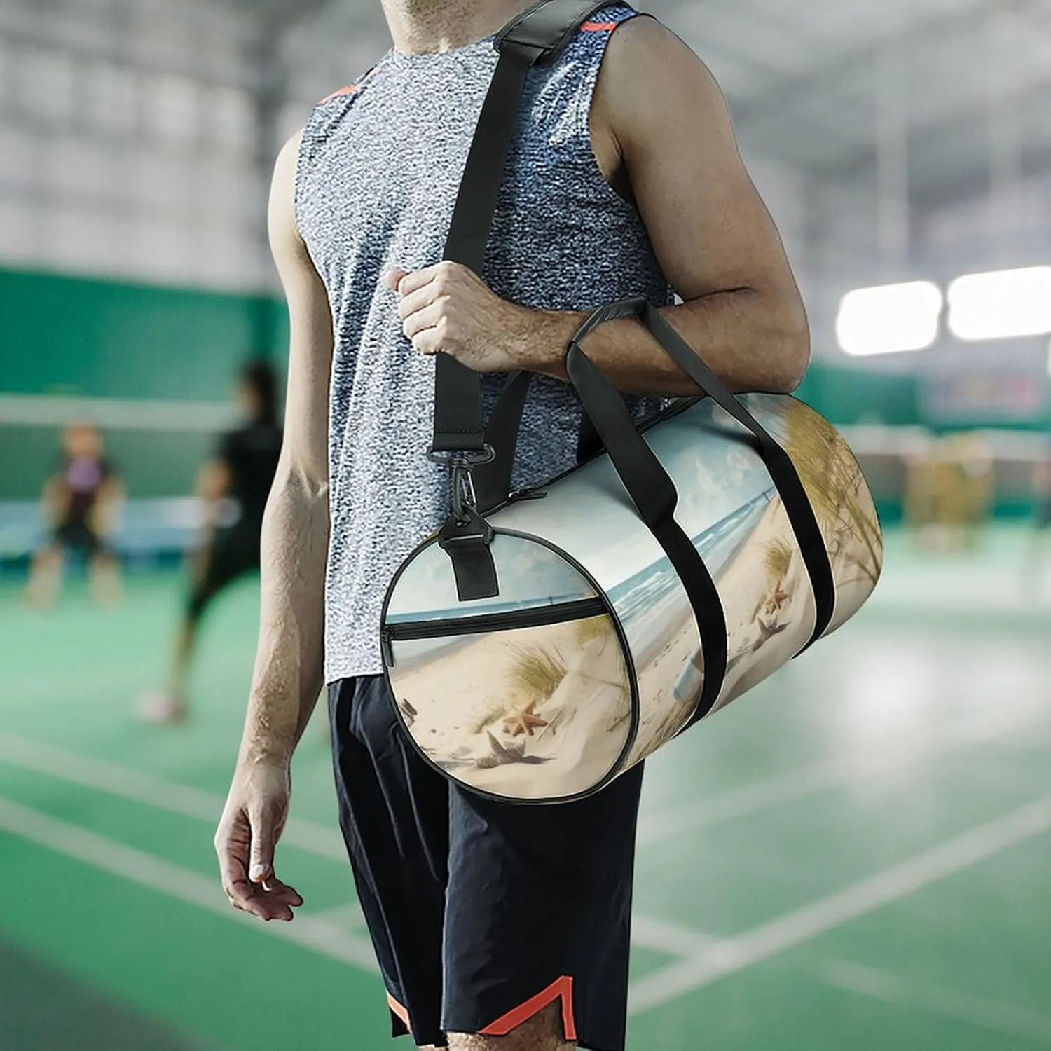 Duffel Bag for Men Women Gym Bag Beach Seaside Travel Duffel Bag Waterproof Overnight Bag for Sports Workout
