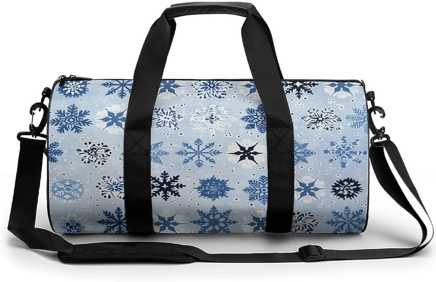Duffel Bag for Men Women Gym Bag Blue And Light Blue Travel Duffel Bag Waterproof Overnight Bag for Sports Workout