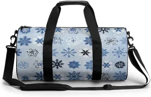 Duffel Bag for Men Women Gym Bag Blue And Light Blue Travel Duffel Bag Waterproof Overnight Bag for Sports Workout