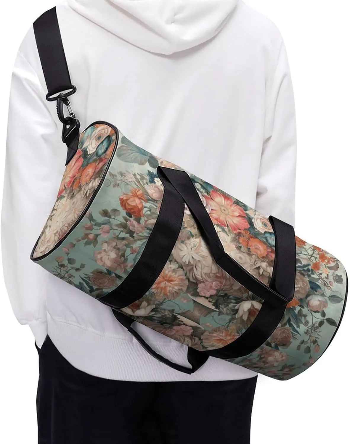 Duffel Bag for Men Women Gym Bag Decorative Arts Travel Duffel Bag Waterproof Overnight Bag for Sports Workout