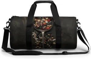 Duffel Bag for Men Women Gym Bag Filled with Sliced Nuts Travel Duffel Bag Waterproof Overnight Bag for Sports Workout