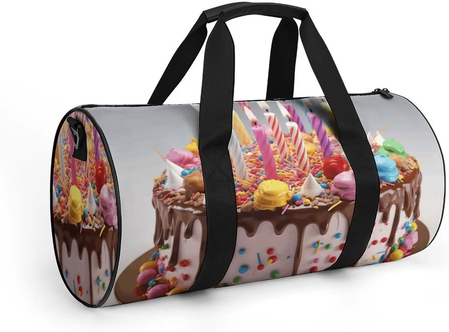 Duffel Bag for Men Women Gym Bag Happy Birthday Beautiful Travel Duffel Bag Waterproof Overnight Bag for Sports Workout