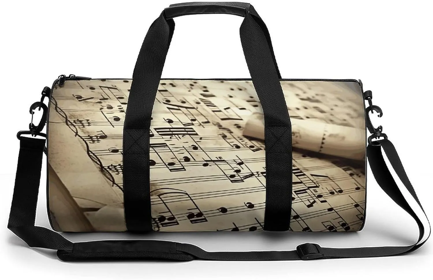 Duffel Bag for Men Women Gym Bag Sheet Music Travel Duffel Bag Waterproof Overnight Bag for Sports Workout
