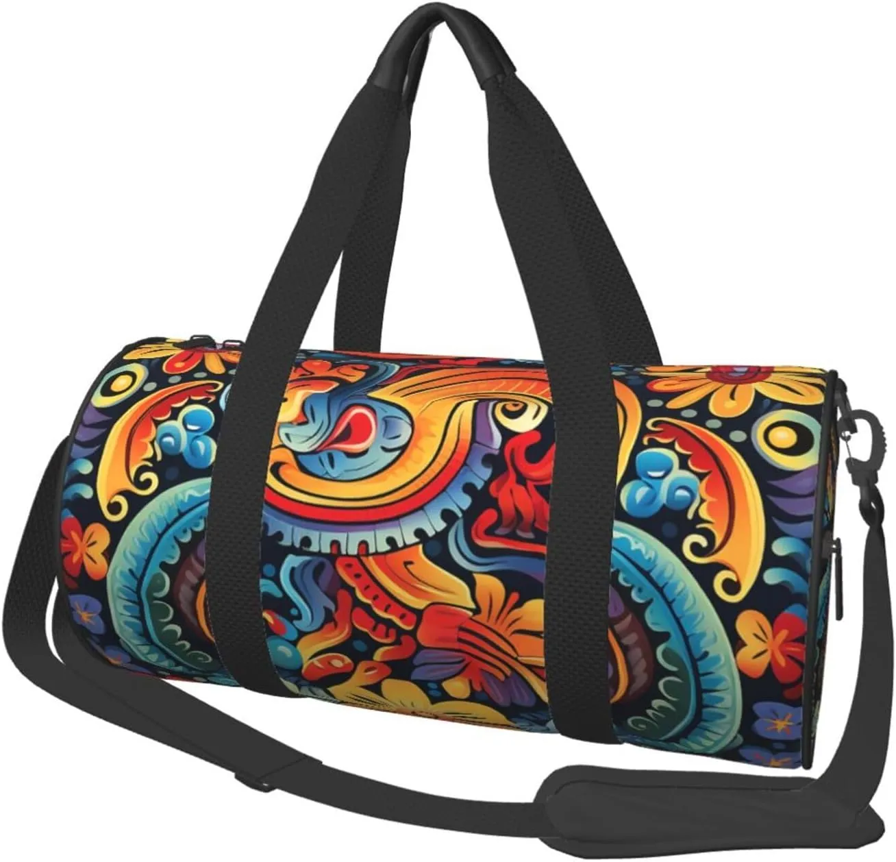 Duffel Bag for Men Women Small Gym Bag Mexican Travel Duffel Bag Waterproof Overnight Bag for Sports Workout