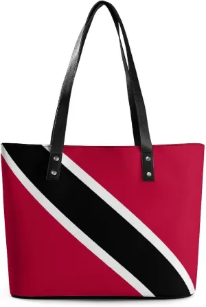 East Timor Flag Stylish Hobo Handbag Women Perfect Leather Tote for Shopping Trips