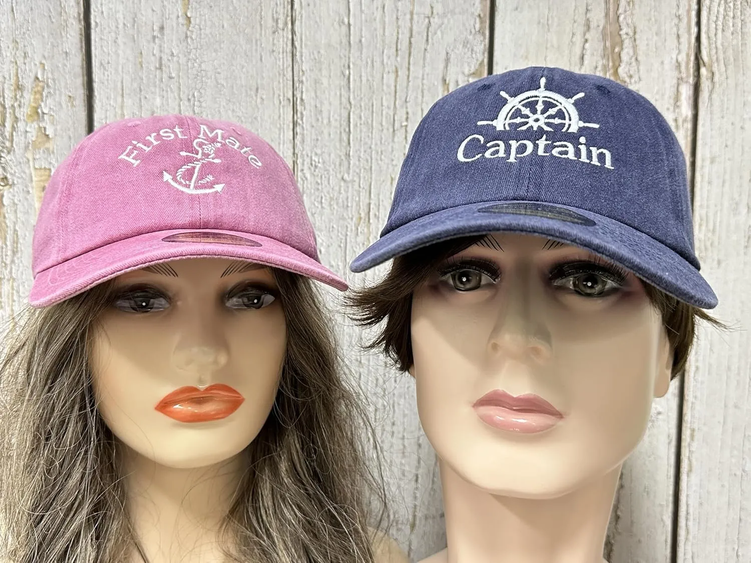 Embroidered Captain & First Mate Hats