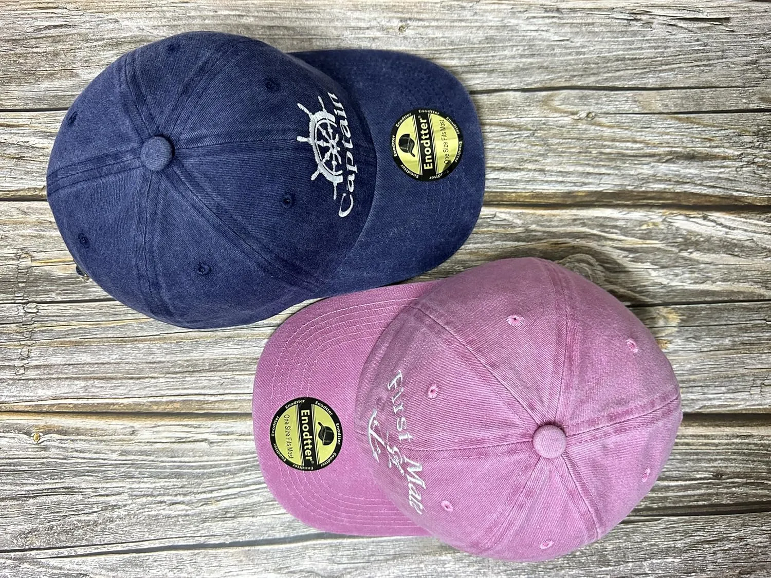 Embroidered Captain & First Mate Hats
