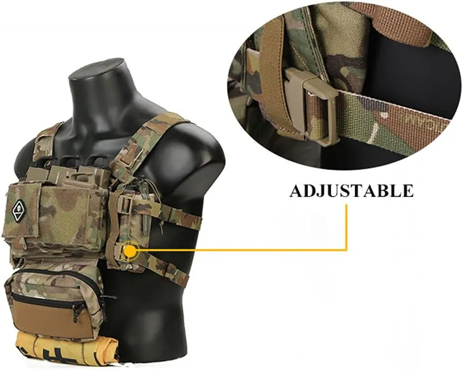 emersongear tac Micro Fight Chissis MK3 Modular Vest for Airsoft Paintball Cosplay