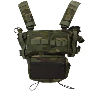 emersongear tac Micro Fight Chissis MK3 Modular Vest for Airsoft Paintball Cosplay