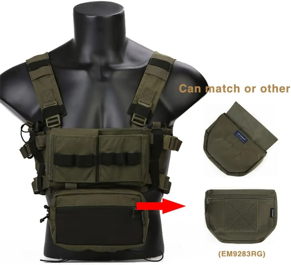 emersongear tac Micro Fight Chissis MK3 Modular Vest for Airsoft Paintball Cosplay