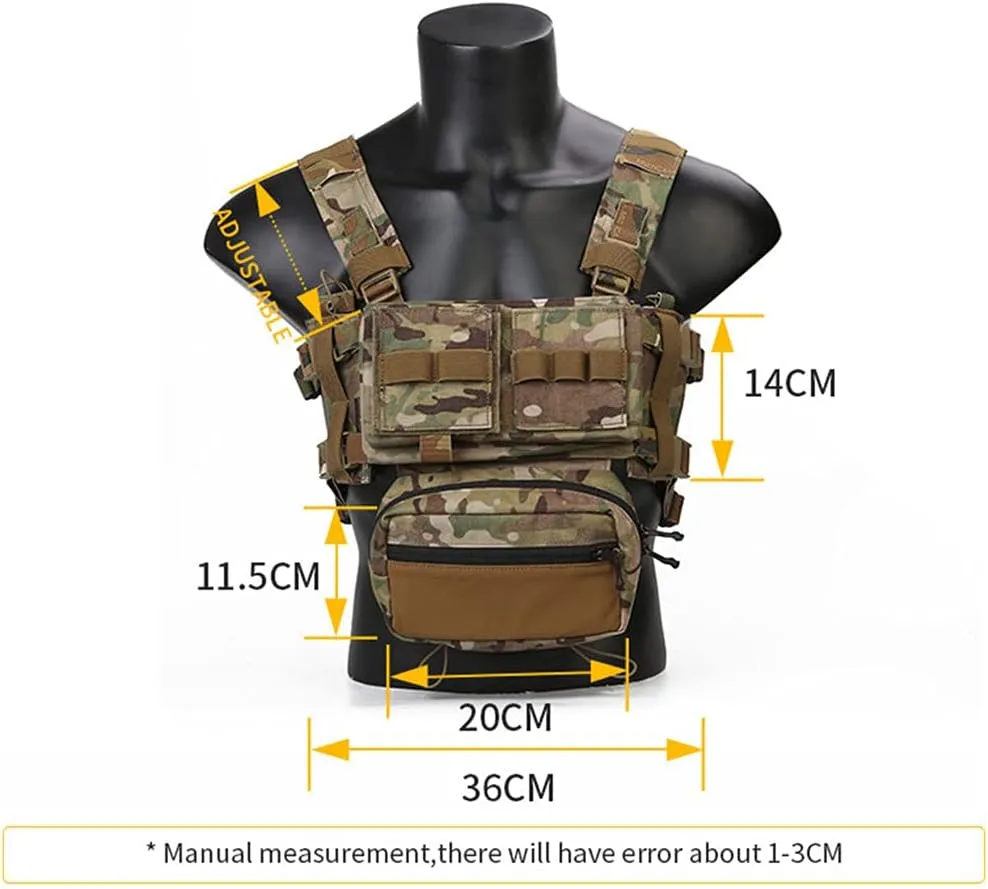 emersongear tac Micro Fight Chissis MK3 Modular Vest for Airsoft Paintball Cosplay