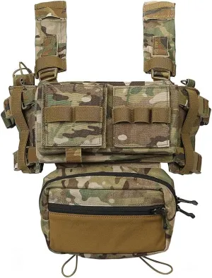 emersongear tac Micro Fight Chissis MK3 Modular Vest for Airsoft Paintball Cosplay