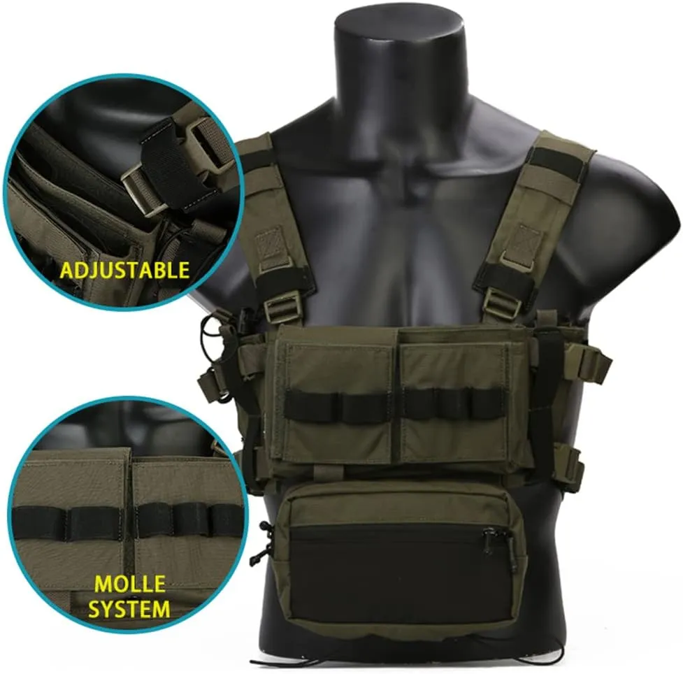 emersongear tac Micro Fight Chissis MK3 Modular Vest for Airsoft Paintball Cosplay