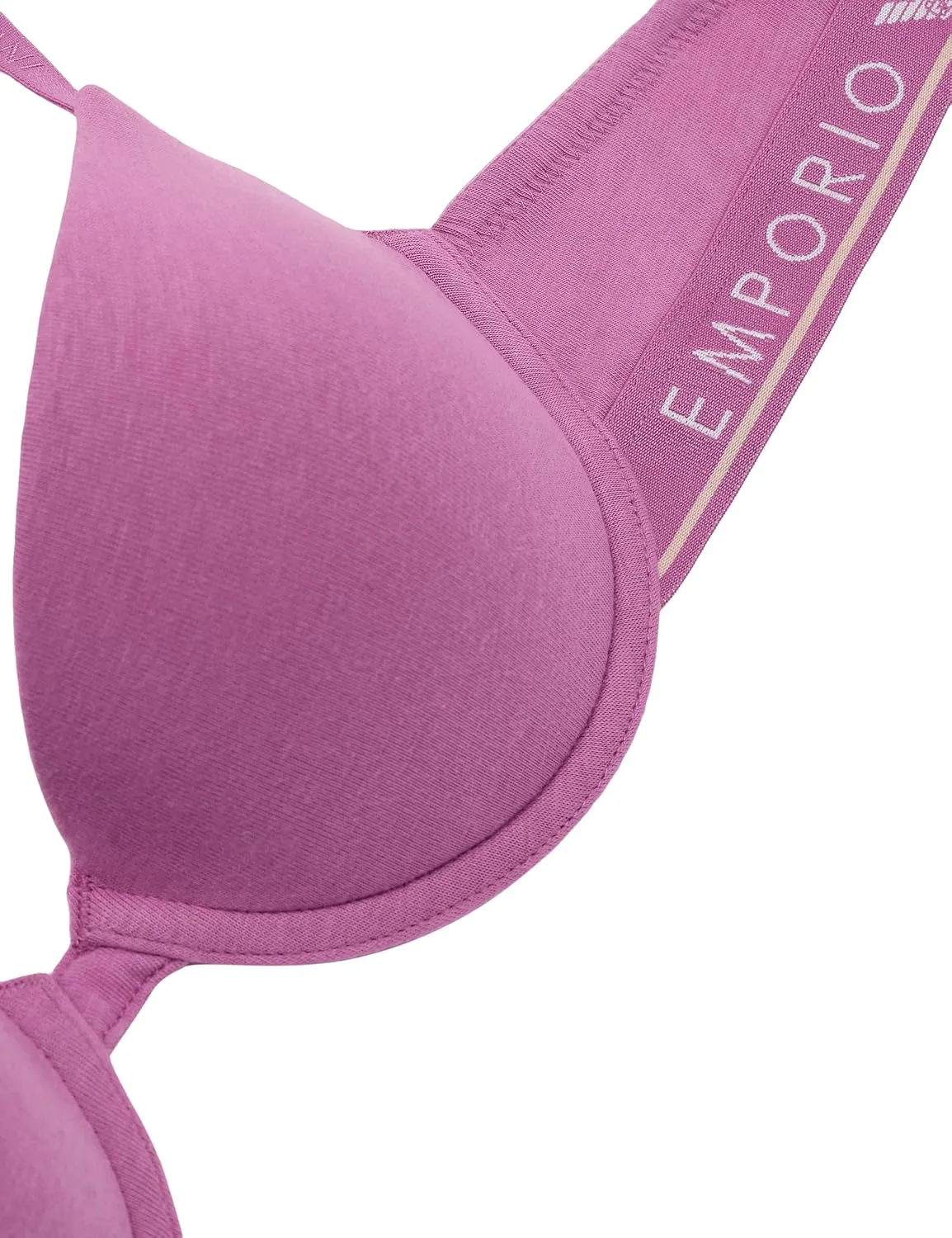 Emporio Armani Women's Iconic Logoband Push Up Bra
