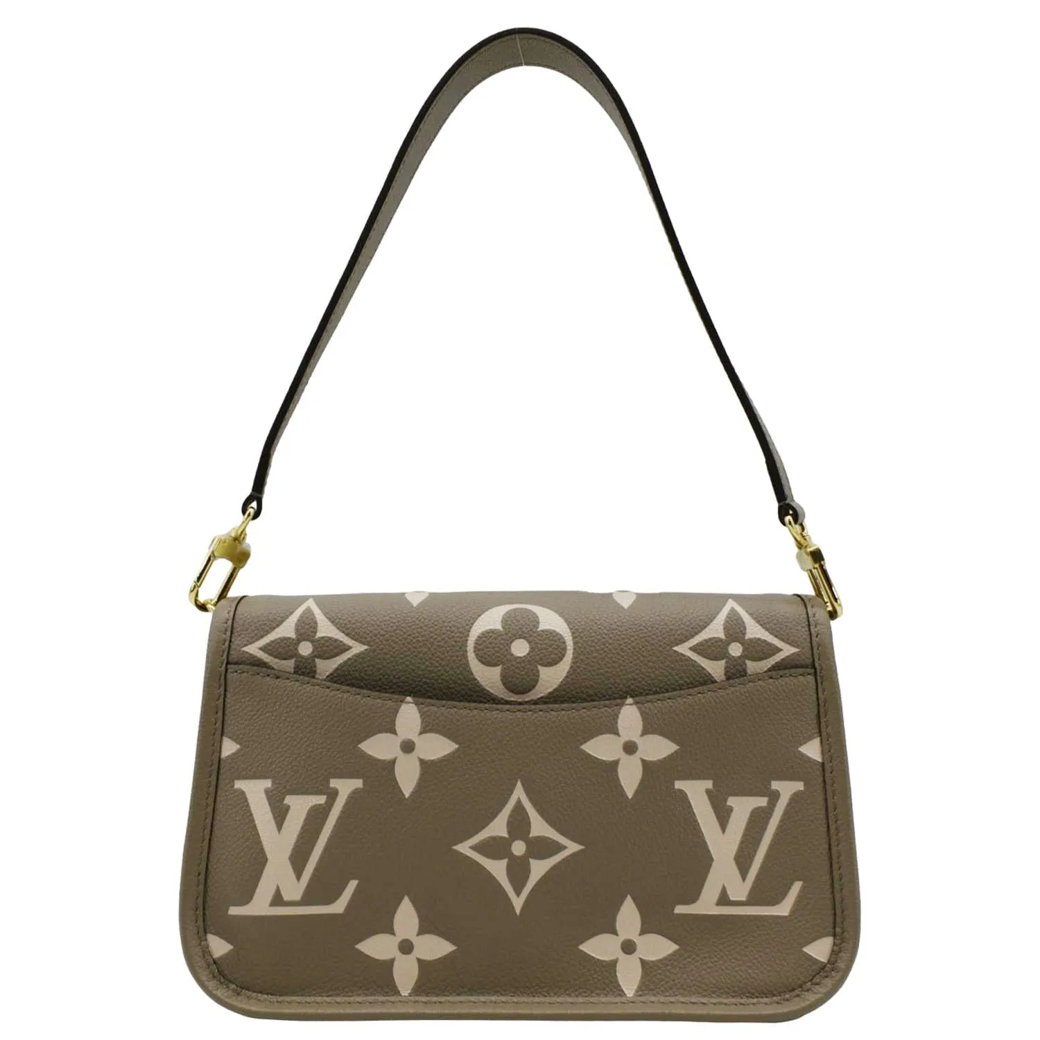 Empreinte LOUIS VUITTON Shoulder Monogram Bag Friendly assistance Bicolor Money-saving Leather Diane