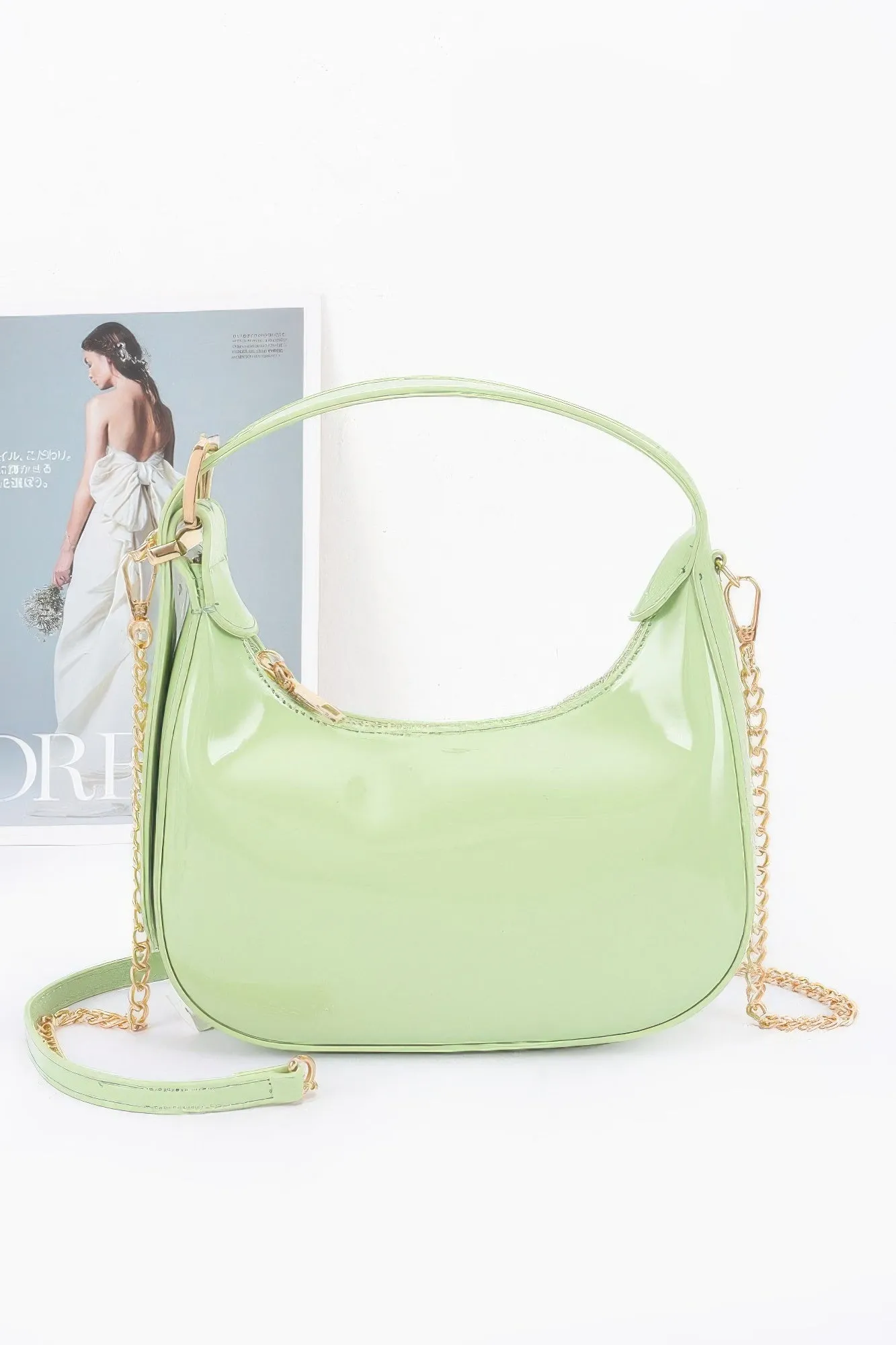 Enamel Hobo Bag