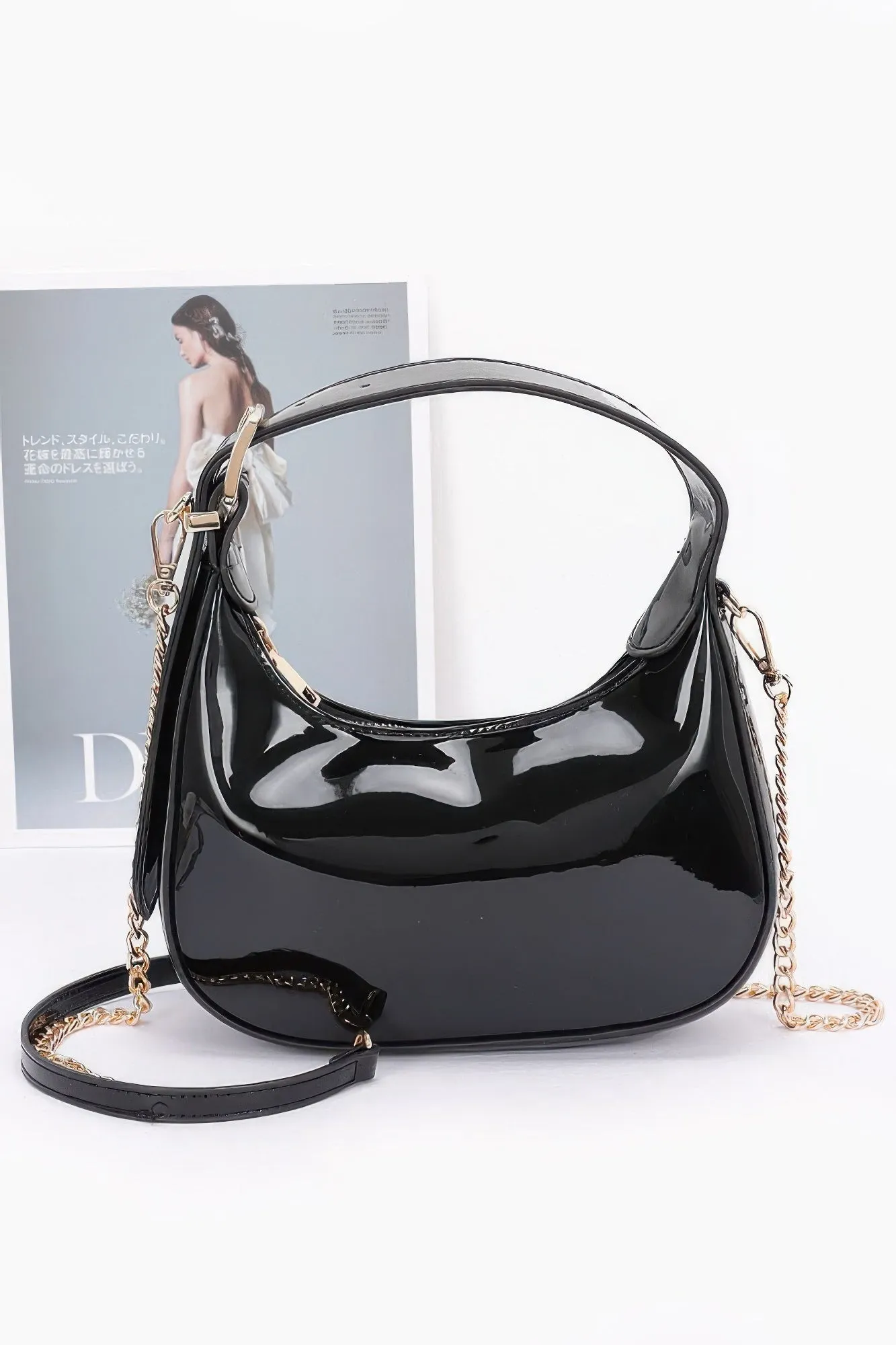 Enamel Hobo Bag