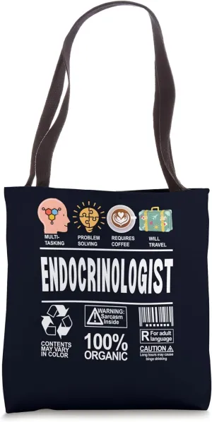 Endocrinologist Job Definition Skills Coffee Travel Tote Bag