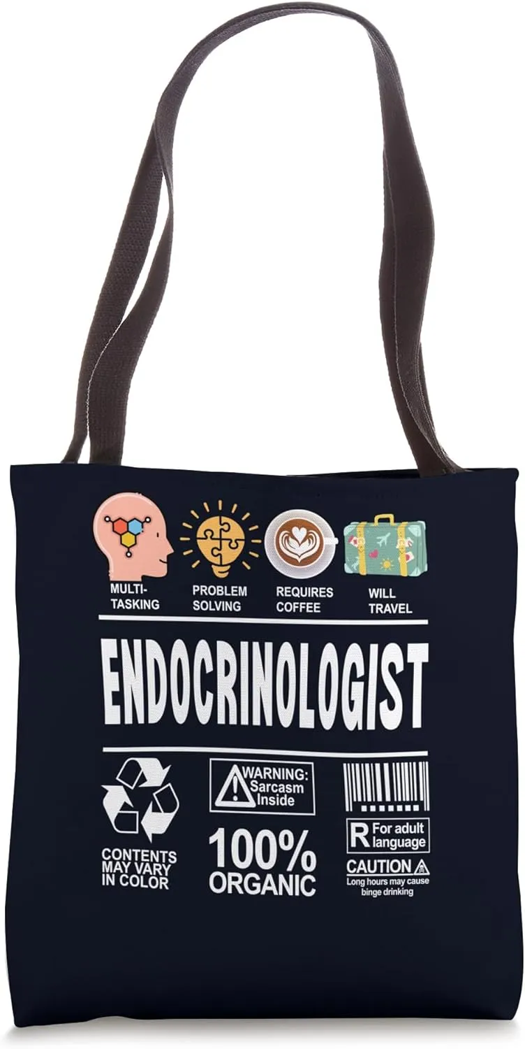 Endocrinologist Job Definition Skills Coffee Travel Tote Bag