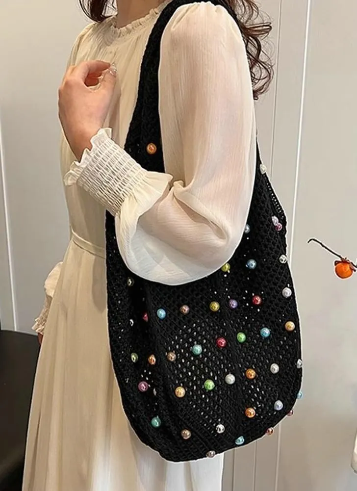 Epsion 2025 Woven Tote Bag for Women Summer Handbag Chic Hobo Handle Purse Shoulder Bag Beach Travel
