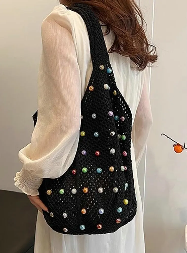 Epsion 2025 Woven Tote Bag for Women Summer Handbag Chic Hobo Handle Purse Shoulder Bag Beach Travel