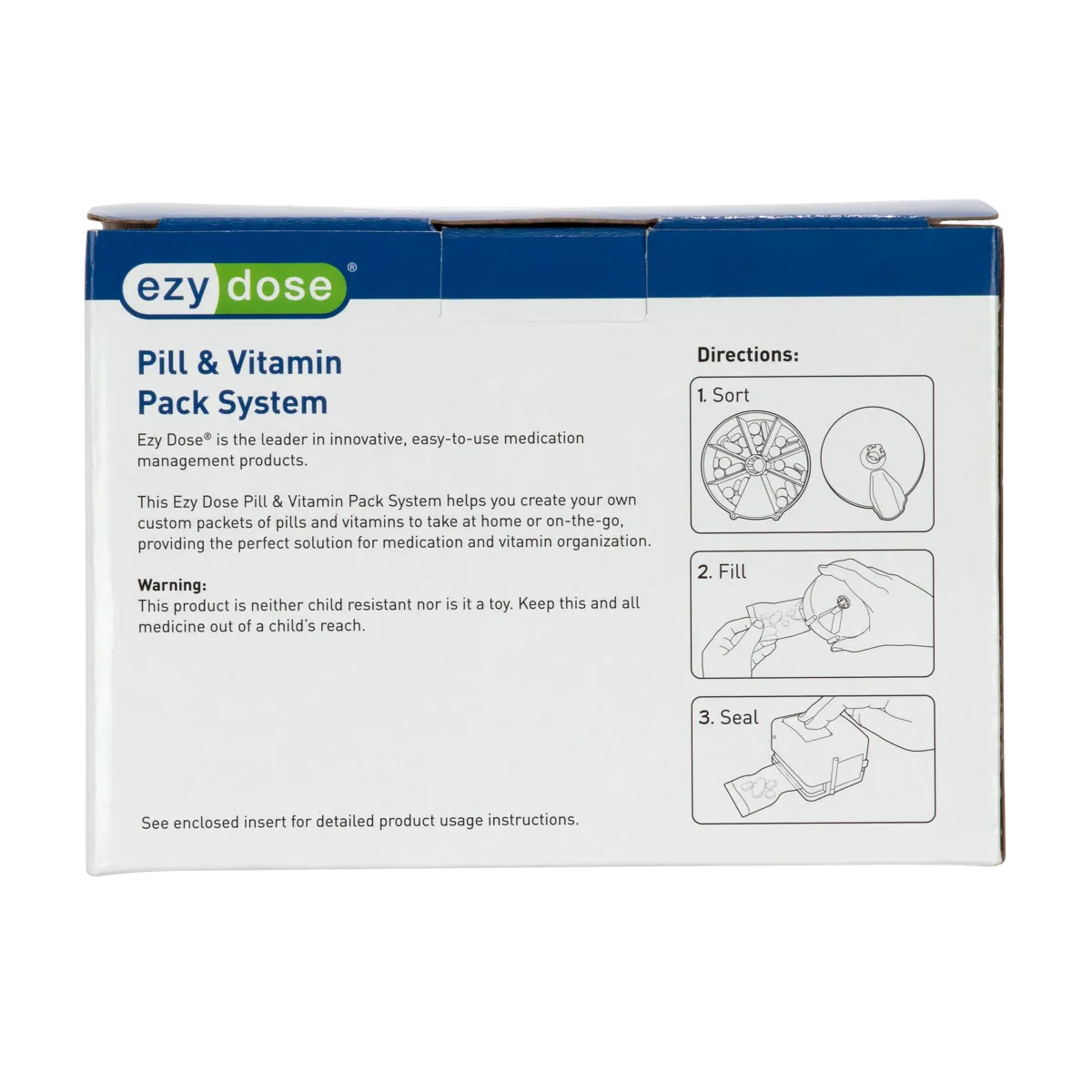 Ezy Dose® Pill & Vitamin Packing System