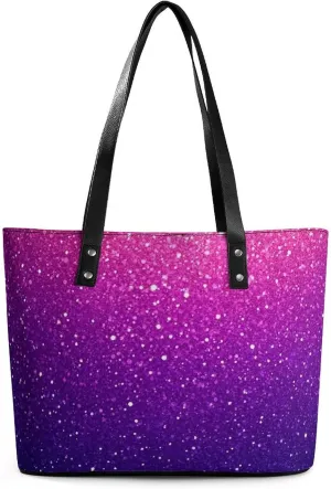 Fashion Leather Tote Bag Travel Work Daily Essentials Handbag Unisex Handbag