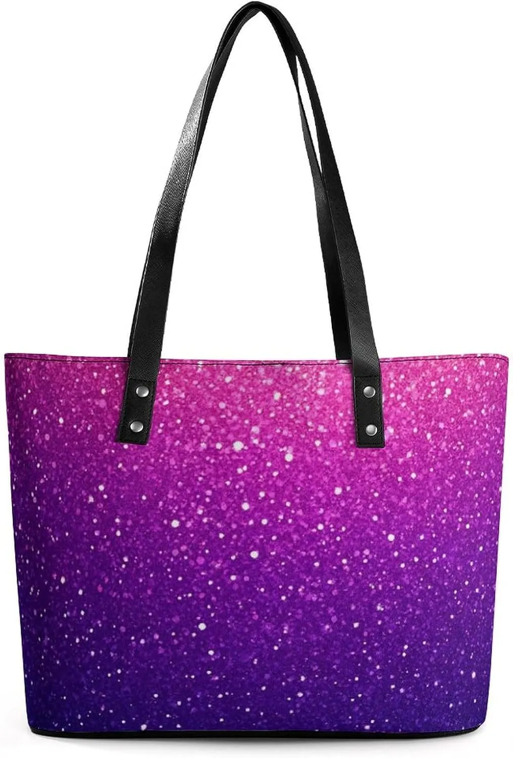 Fashion Leather Tote Bag Travel Work Daily Essentials Handbag Unisex Handbag