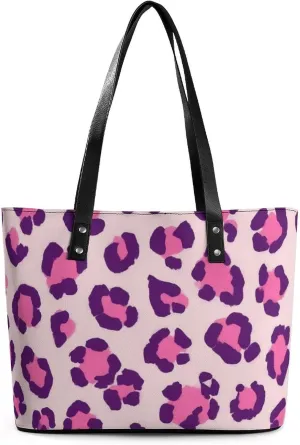 Fashion Leather Tote Bag Travel Work Daily Essentials Handbag Unisex Handbag
