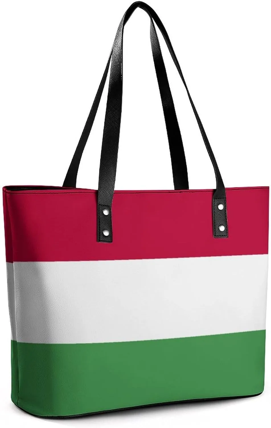 Fashionable Malta Flag Tote Handbag Women Versatile Leather Bag for Travel and Work