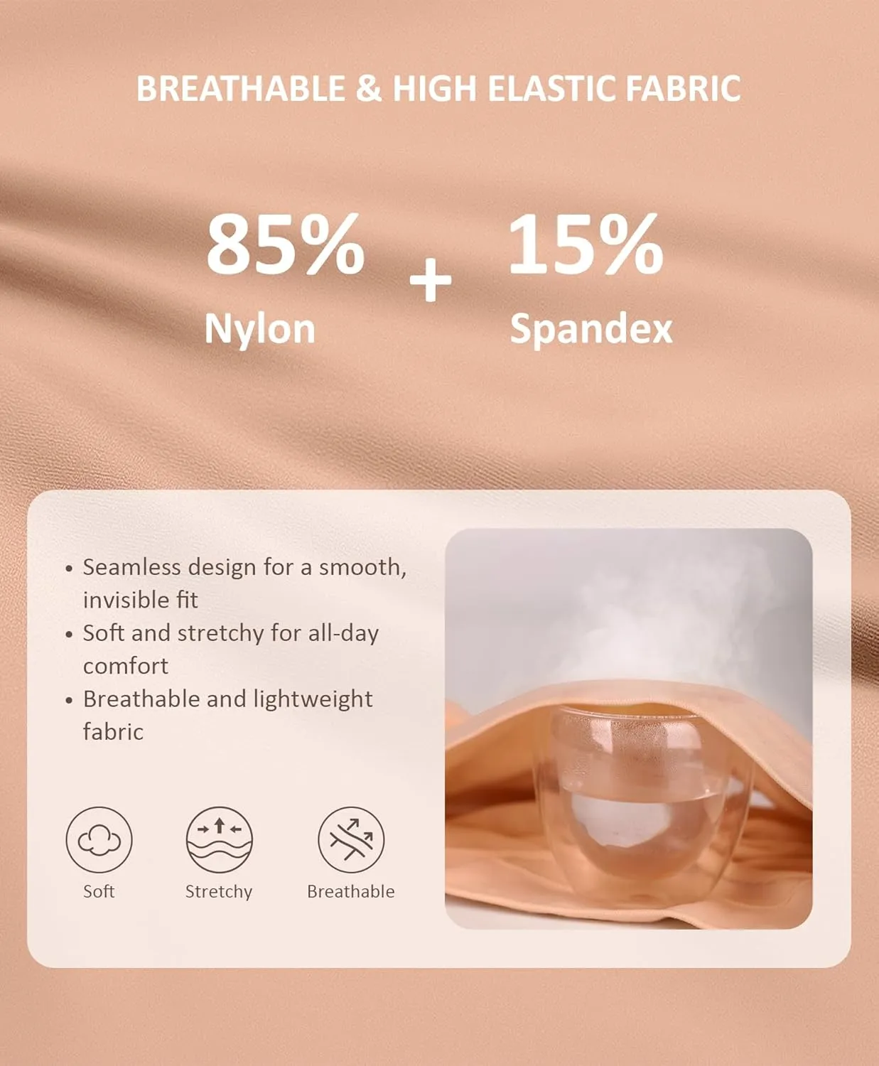 FeelinGirl Bralettes for Women with Support Comfortable Bras No Underwire Seamless Everyday Bras