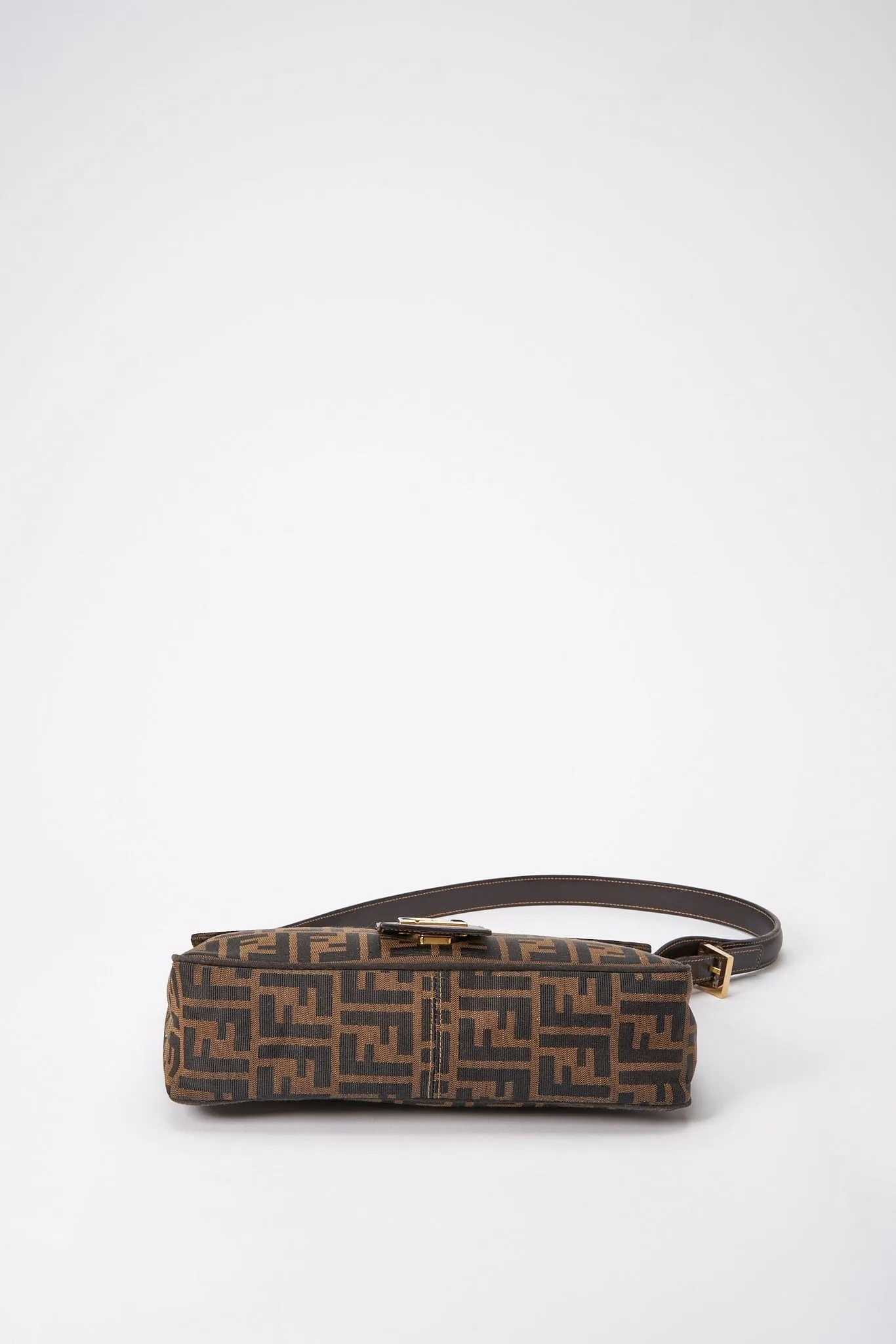 Fendi Vintage Zucca Shoulder Bag - Brown