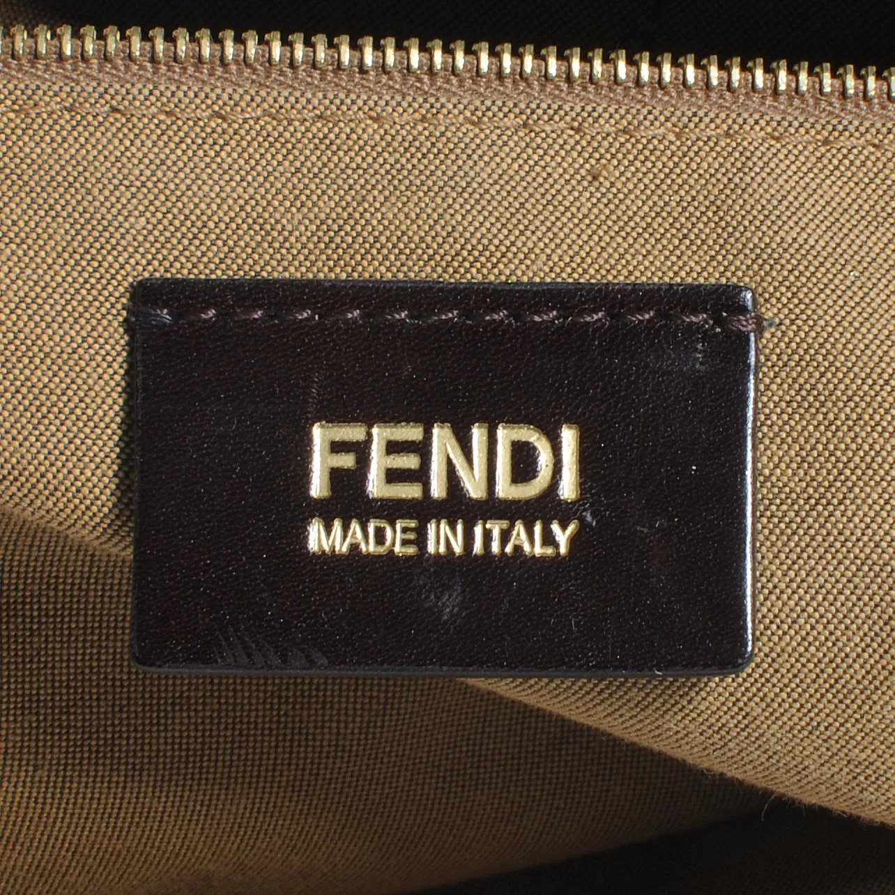 FENDI ZUCCA CUOIO LUCIDO CHEF HOBO BAG