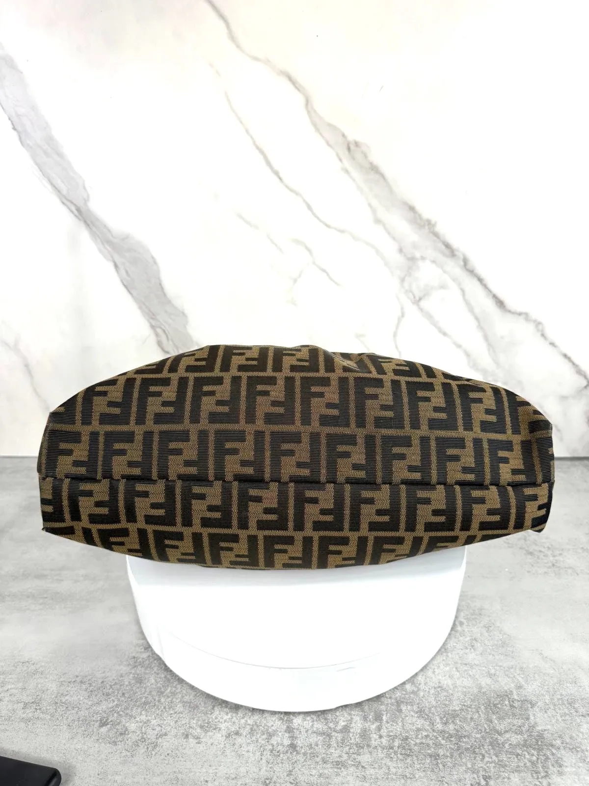 FENDI ZUCCA CUOIO LUCIDO CHEF HOBO BAG