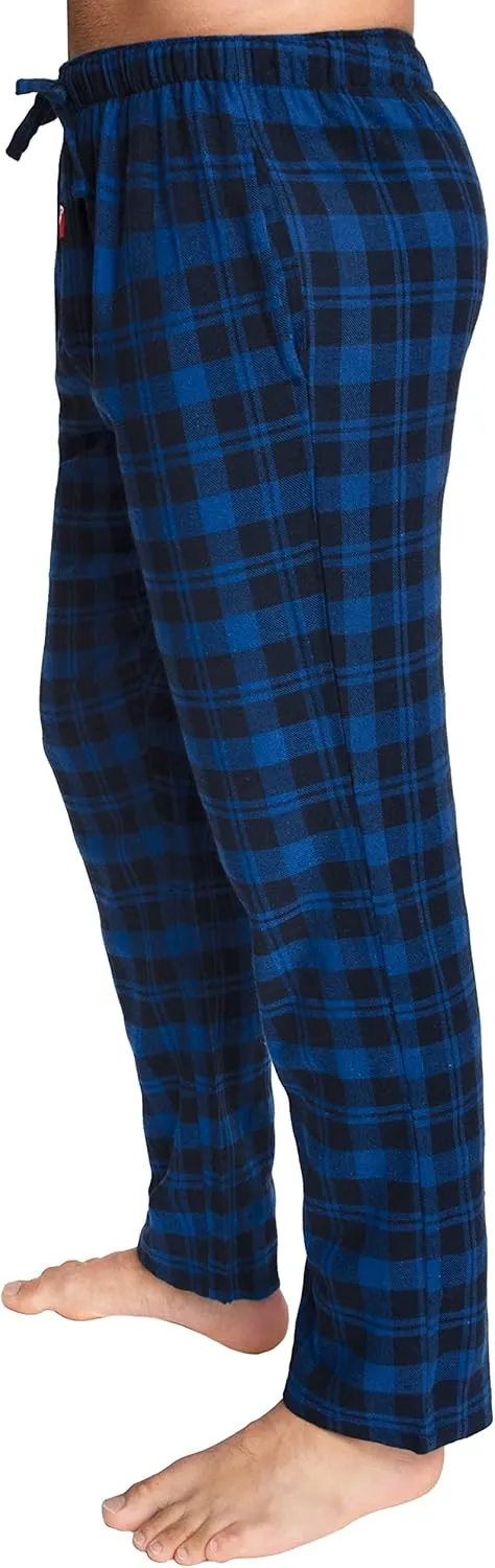 Fila Men's Woven Flannel Sleep Pant Pajama Bottoms