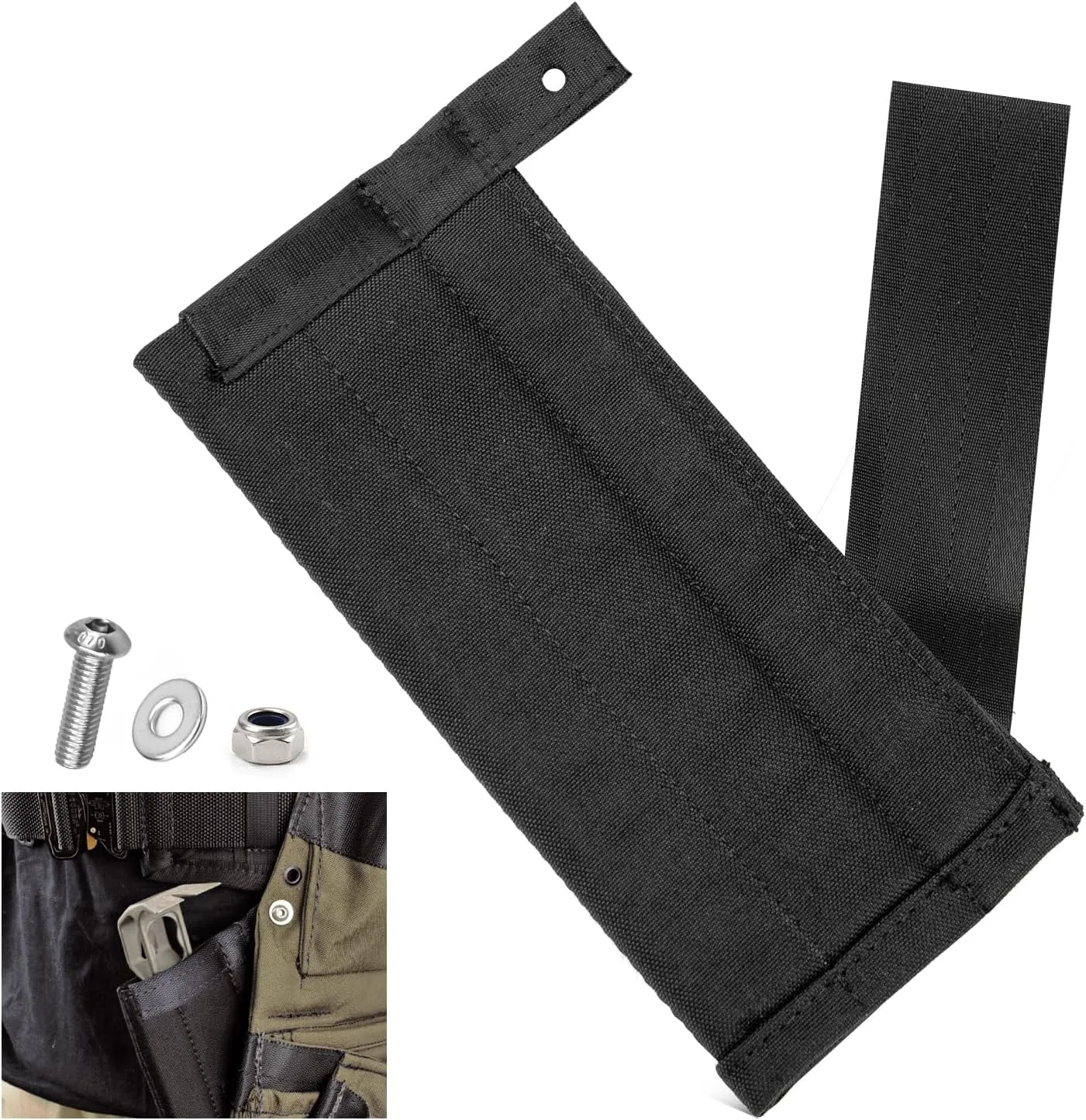 Flat Bar Holster, Multi Tool Holsters Replacement for Diamond Back Utility Multitool Pouches Sleeve, Flat Bar Holster Compatible with Diamondbacks Tool Belt for Carpenters, Roofers, Framers, 1 Pcs