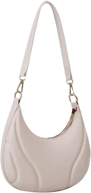 Floerns Women's Crescent Hobo Handbag Zipper Underarm Purse Shoulder Bag