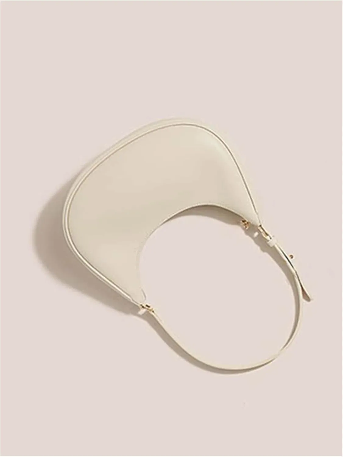 Floerns Women's Leather Crescent Handbag Underarm Purse Small Hobo Shoulder Bag