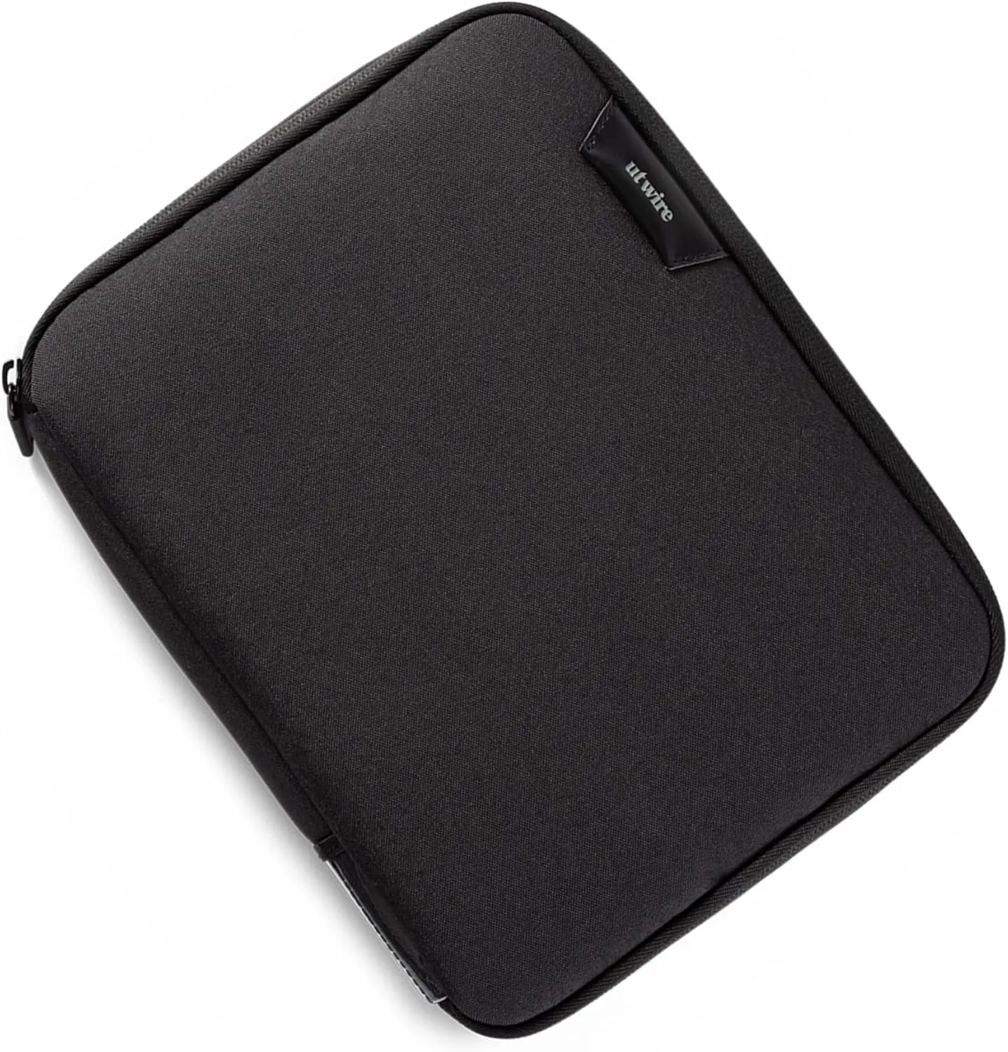 Folio Tech Pouch 2L Personal, Family, Work Travel Organizer for Electronic Essentials, Cables Chargers & Tech Accessories, with Label Identification, Medium in Black