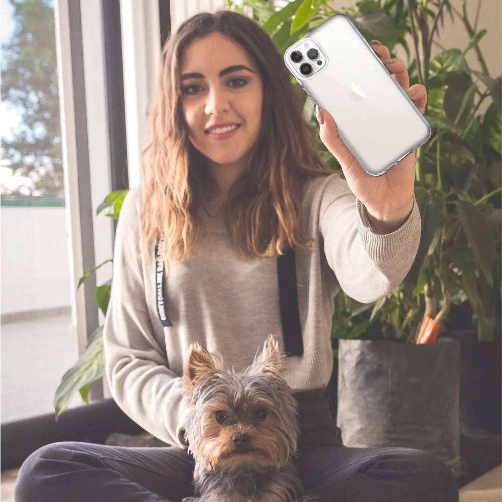 For Apple iPhone 15 Pro Max Clear Shockproof Heavy Duty Double Layer Dual Hybrid Protective Phone Case Cover