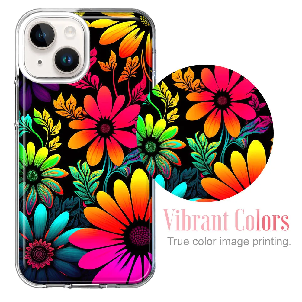 For Apple iPhone 15 Pro Max Cute Halloween Spooky Horror Scary Characters Friends Design Hybrid Protective Phone Case Cover