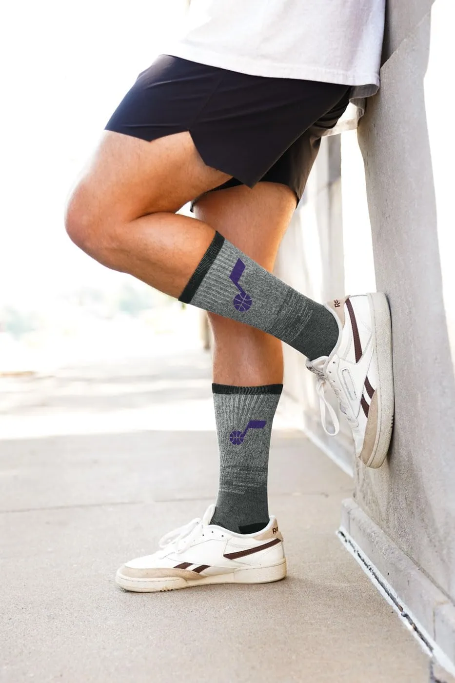 For Bare Feet Team Tonal Color Crew Sock
