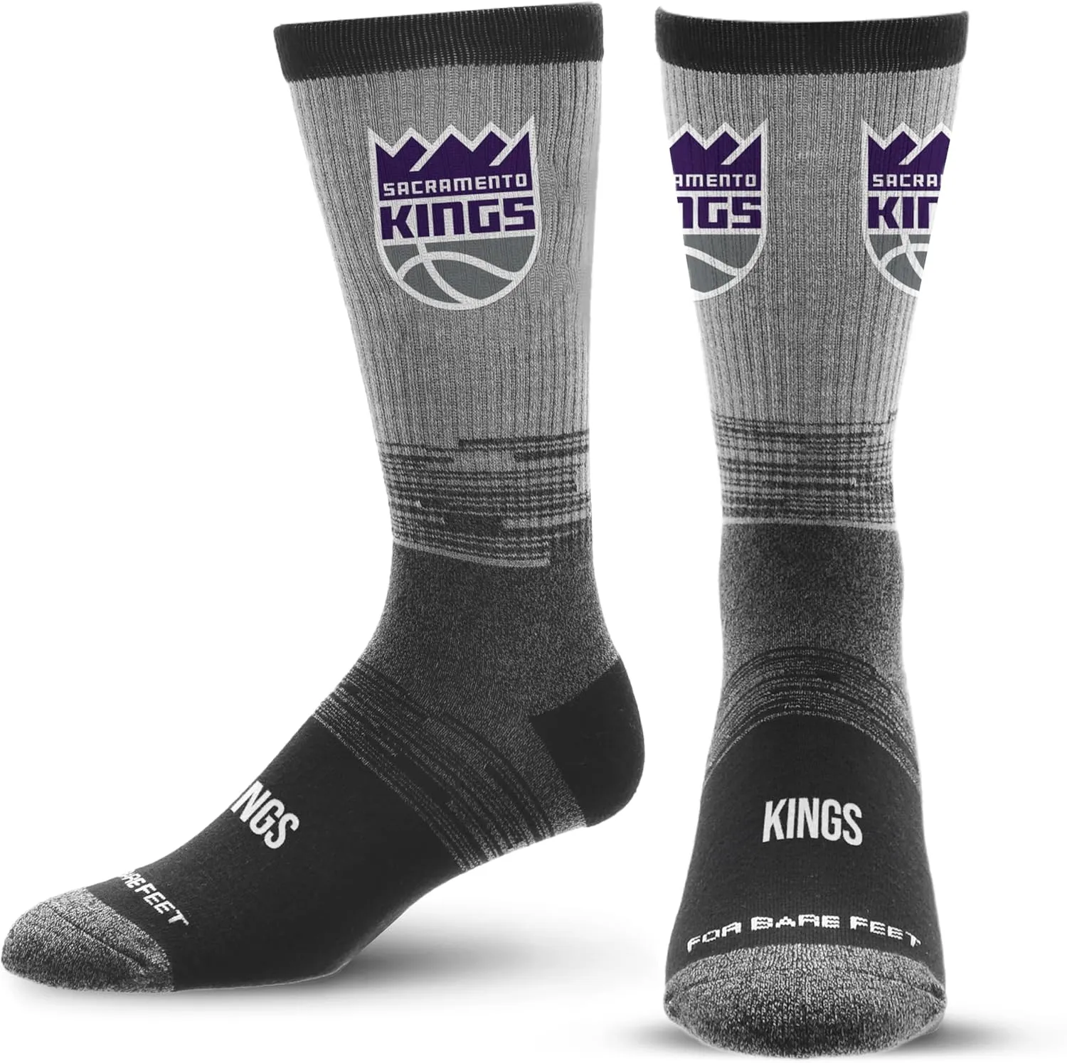 For Bare Feet Team Tonal Color Crew Sock